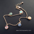 Link Chain Bracelet Jewelry Woman's Evil Eye Charm Bracelet